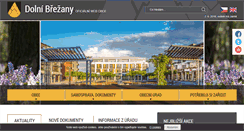 Desktop Screenshot of dolnibrezany.cz
