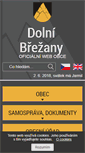 Mobile Screenshot of dolnibrezany.cz